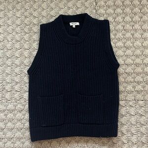 Madewell Dark Blue Crewneck Sweater Vest